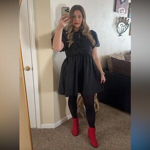 Entro Black Mini Dress